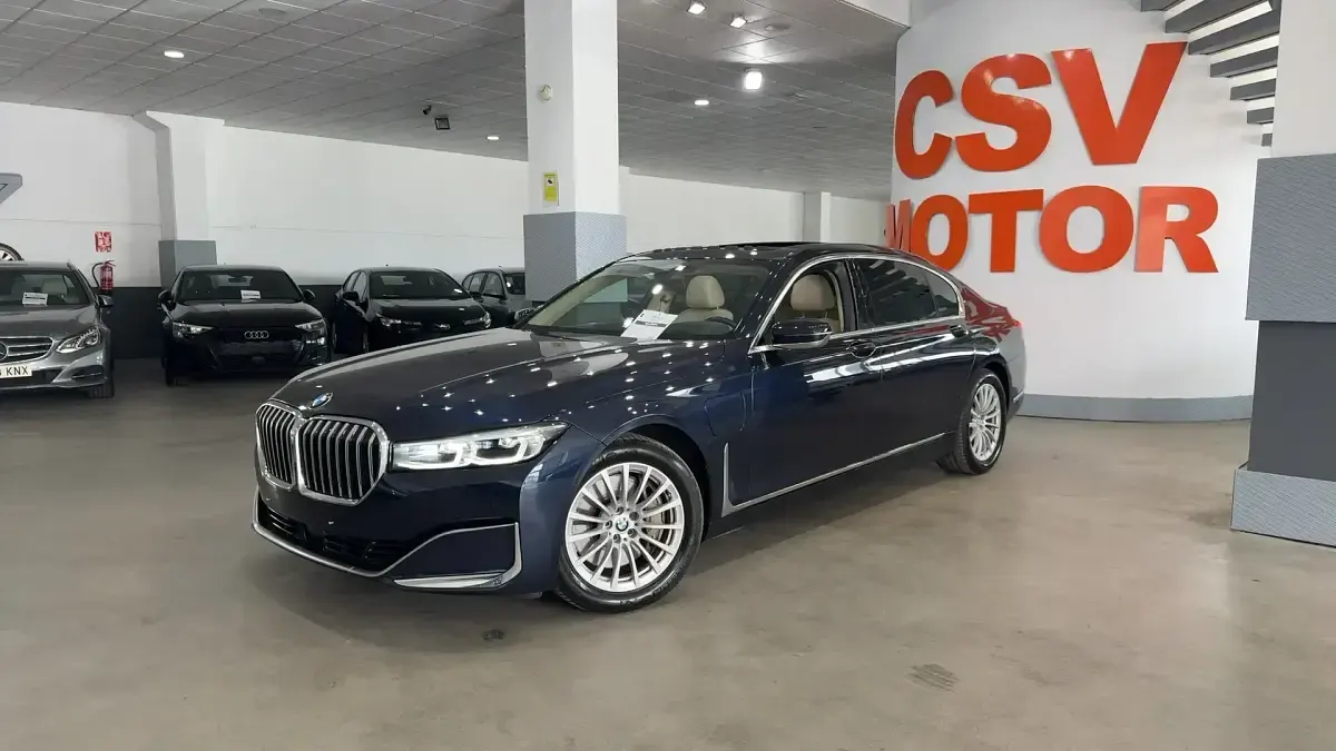 Usado BMW 745e 398 CV (292 kW) 2019 Azul Berlina