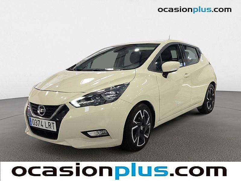 Beige Usado 2021 Nissan Micra Acenta Utilitario | 14.537 € (Un poco caro) - Imagen 1/4