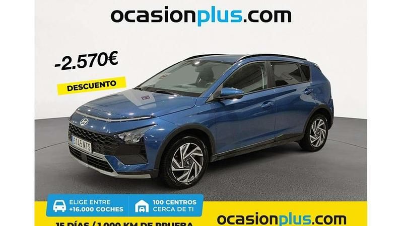 Azul Usado 2024 Hyundai Bayon SUV | 17.955 € (Precio justo) - Imagen 1/4