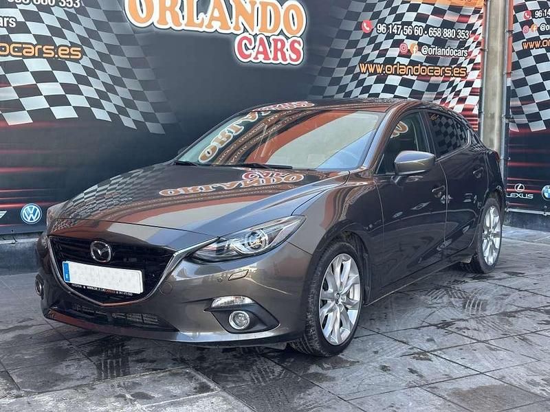 Begagnad Mazda 3 Style 150 HK (110 kW) 2015 Grå Halvkombi