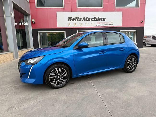 Usado Peugeot 208 Allure 102 CV (75 kW) 2021 Azul Utilitario