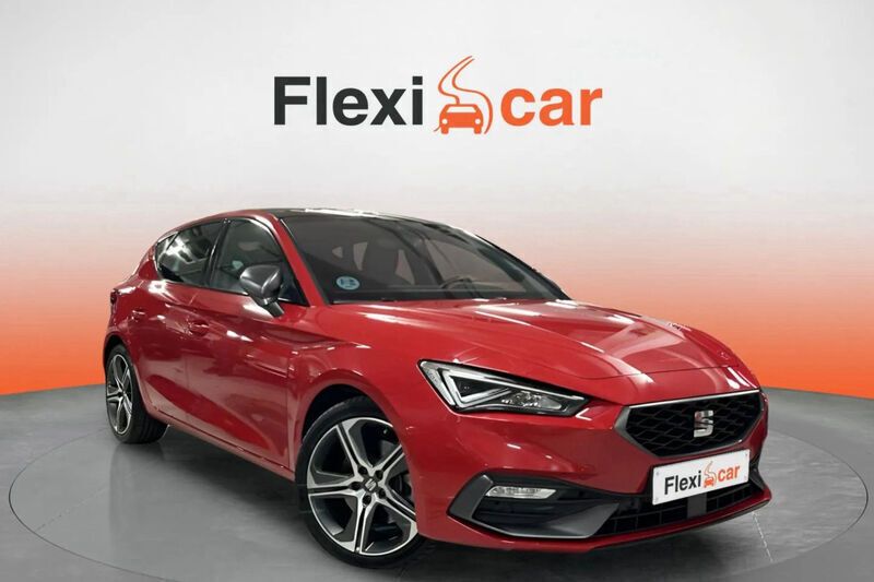 Rojo Usado 2021 Seat Leon FR Berlina | 20.990 € (Precio justo) - Imagen 1/4