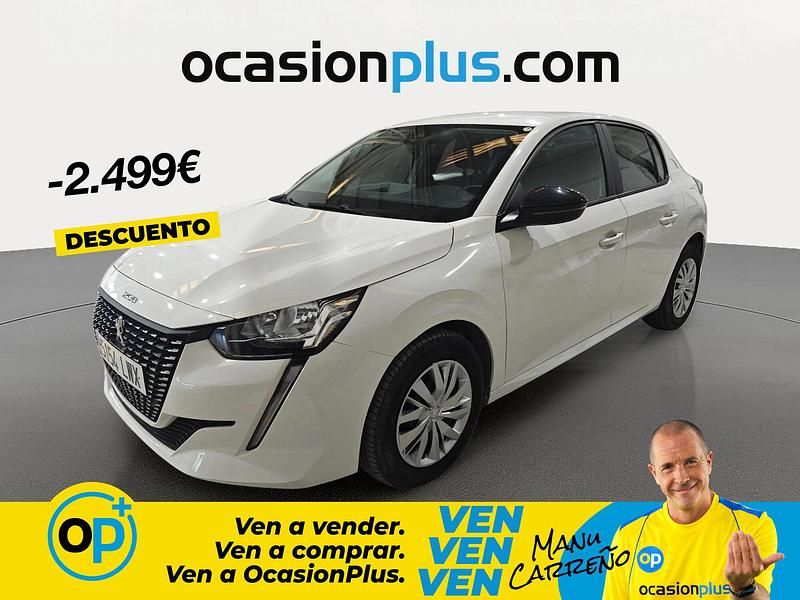 Usado Peugeot 208 Active 100 CV (73 kW) 2022 Blanco Utilitario