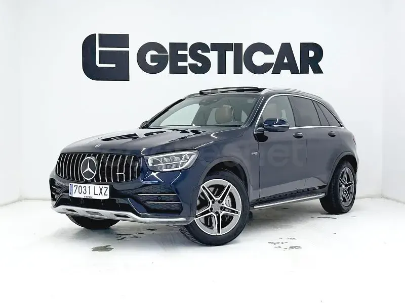 Usado Mercedes GLC43 AMG 390 CV (286 kW) 2022 Azul SUV