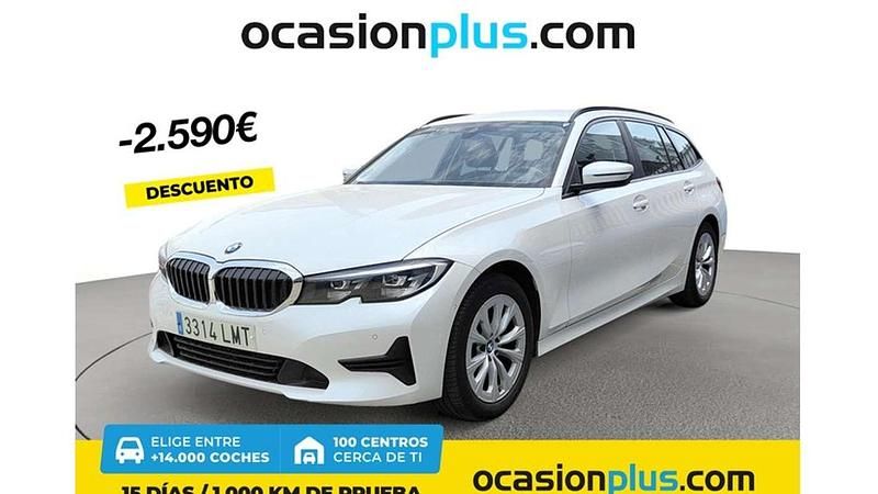 Blanco Usado 2021 BMW 320 Familiar | 25.900 € (Buen precio) - Imagen 1/4