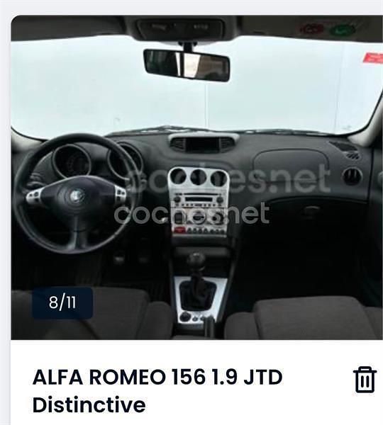 Usado Alfa Romeo 156 Distinctive 115 CV (84 kW) 2003 Gris / plata Berlina