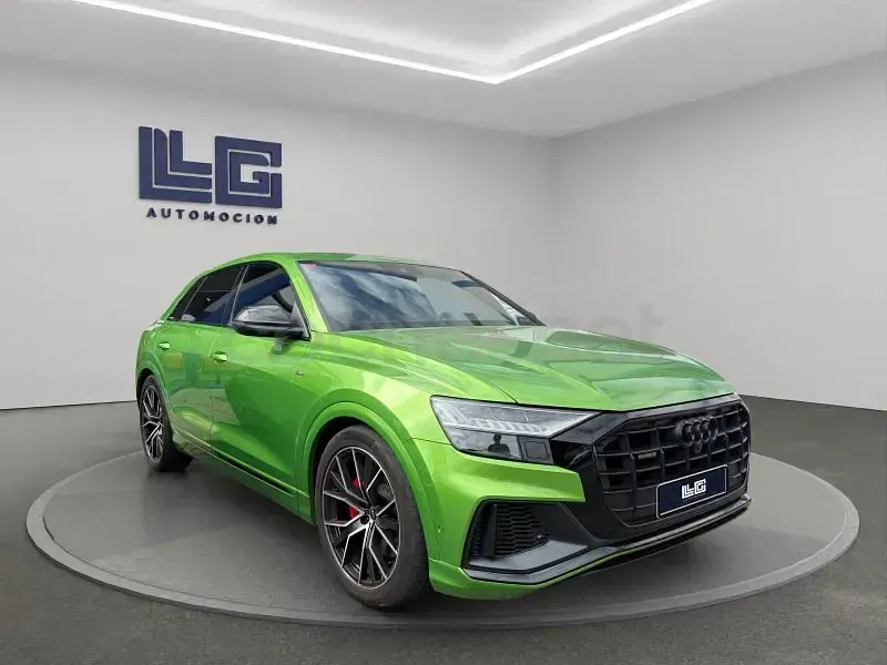 Usado Audi Q8 S-line plus 462 CV (339 kW) 2021 Verde SUV