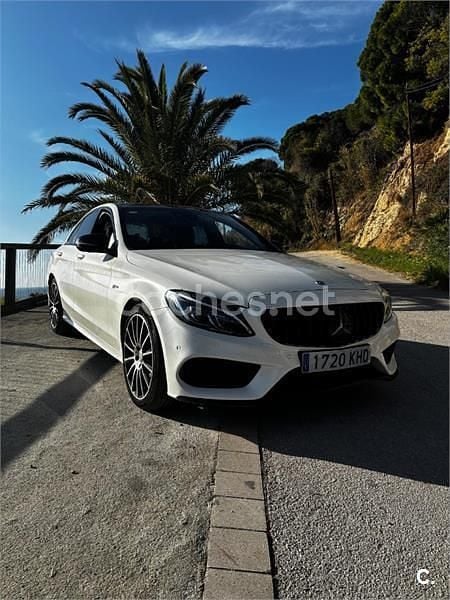 Usado Mercedes C43 AMG 367 CV (269 kW) 2018 Blanco Berlina