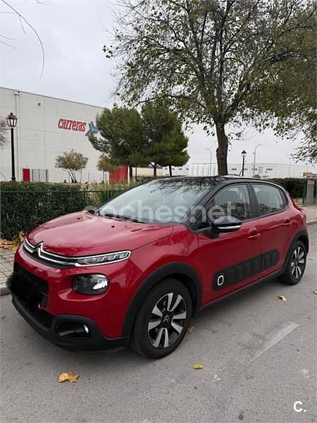 Rojo Usado 2018 Citroën C3 Feel Berlina | 7600 € (Buen precio) - Imagen 1/4
