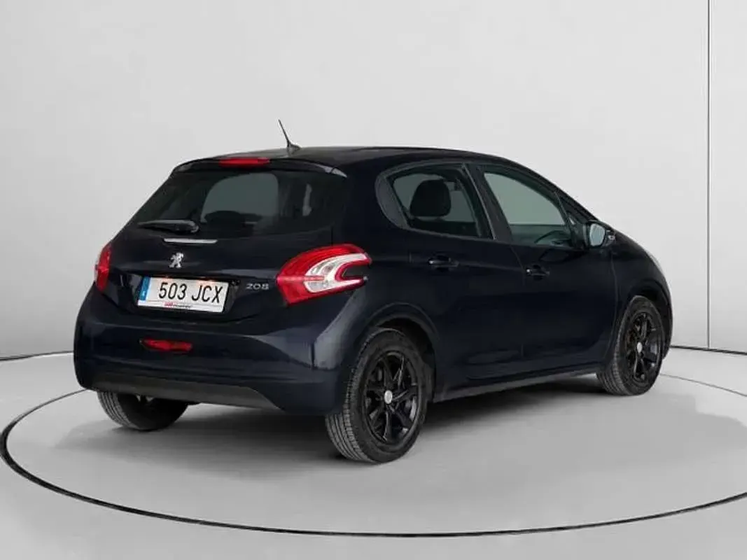 Usado Peugeot 208 Style 82 CV (60 kW) 2015 Azul Utilitario