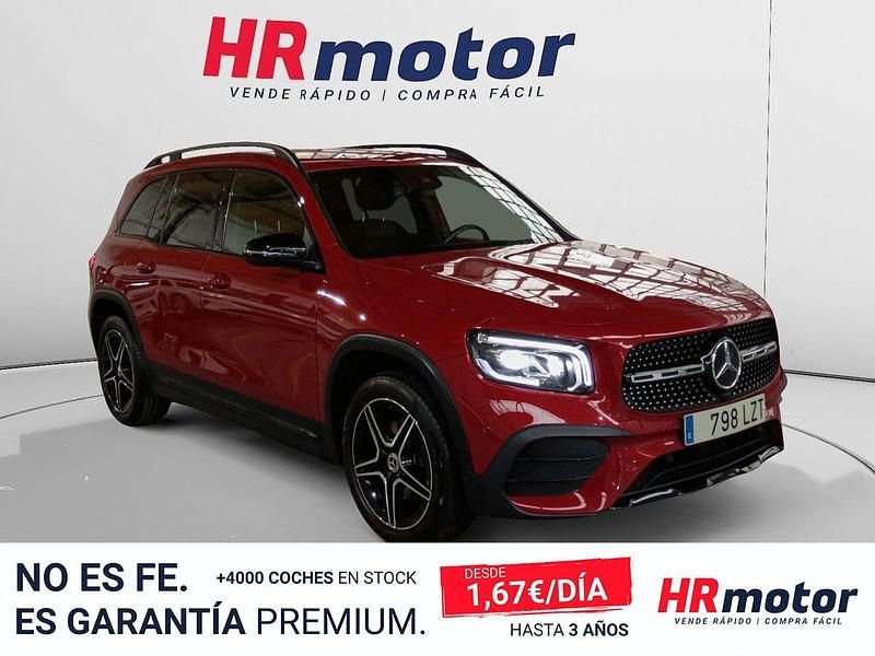 Usado Mercedes GLB200 AMG line 150 CV (110 kW) 2022 Rojo SUV