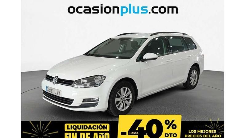 Blanco Usado 2016 VW Golf VII Business Familiar | 13.417 € (Precio justo) - Imagen 1/4