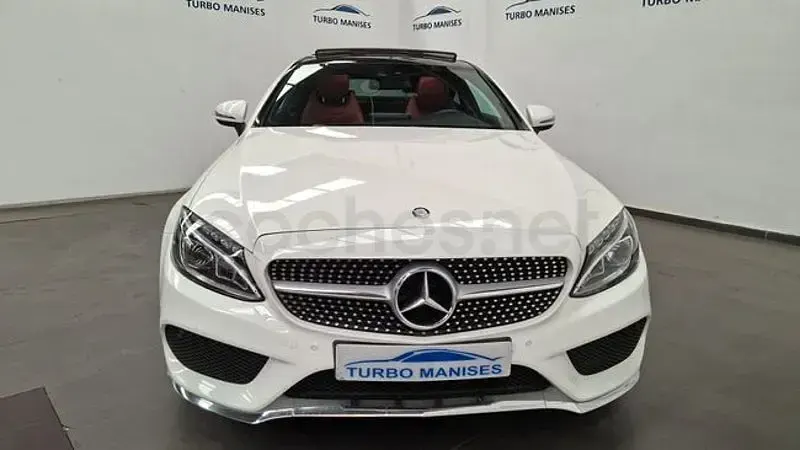 Usado Mercedes C220 170 CV (125 kW) 2017 Blanco Coupe