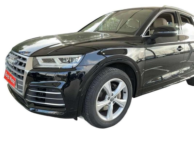 Begagnad Audi Q5 S-Line 252 HK (185 kW) 2018 Blå SUV
