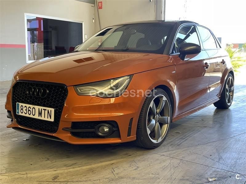 Usado Audi A1 Sportback Ambition 143 CV (105 kW) 2012 Naranja Utilitario