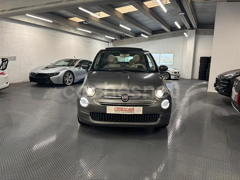 Usado Fiat 500C Lounge 69 CV (50 kW) 2018 Plateado Descapotable