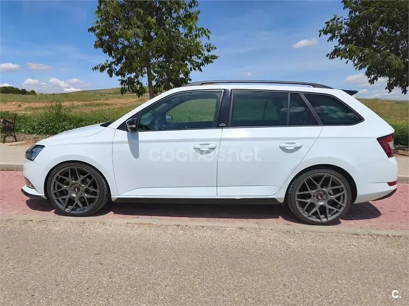 Usado Skoda Fabia Monte Carlo 110 CV (80 kW) 2019 Blanco Utilitario