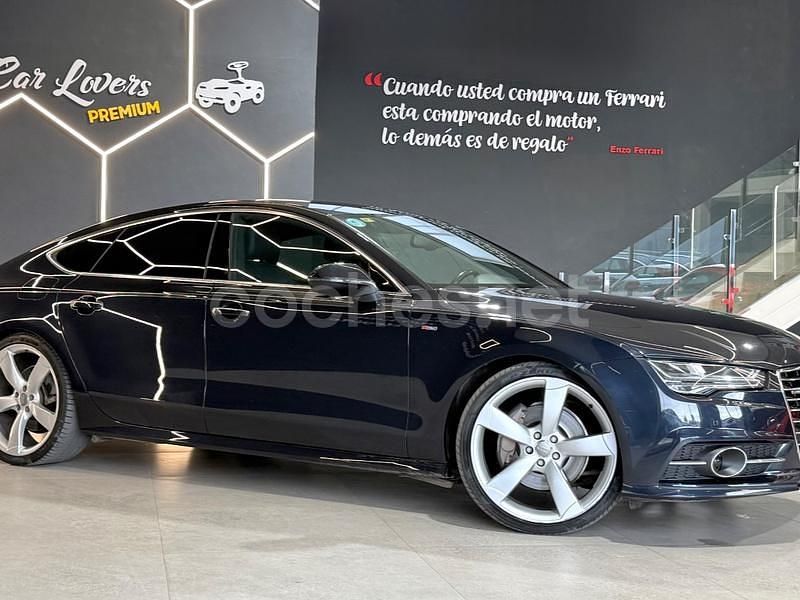 Usado Audi A7 Sportback S-Line 272 CV (200 kW) 2016 Azul Utilitario
