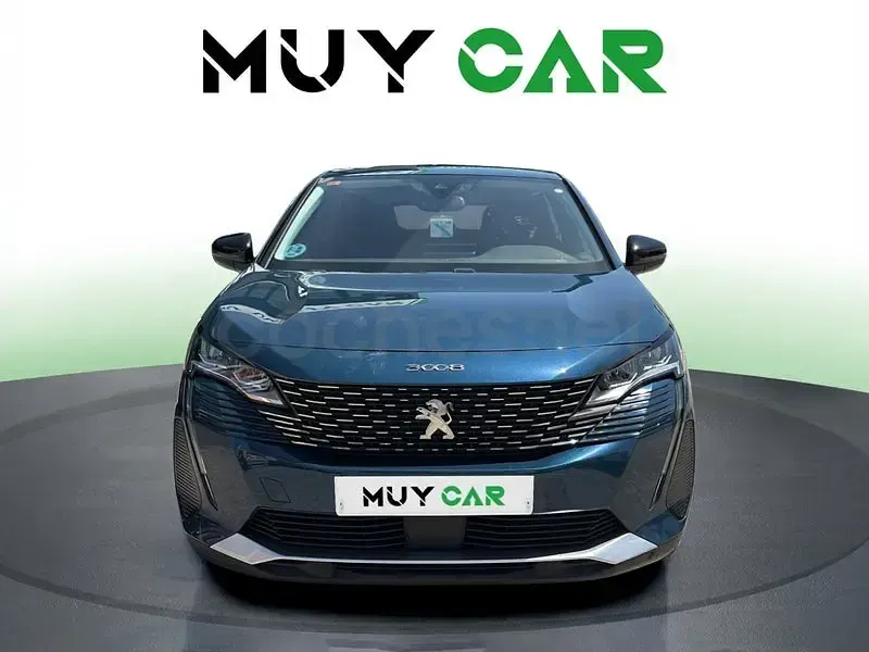 Usado Peugeot 3008 Active 130 CV (95 kW) 2021 Azul SUV