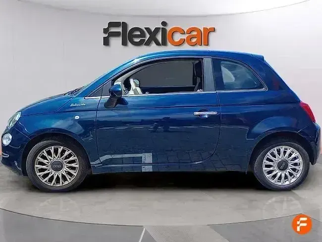 Usado Fiat 500 Lounge 85 CV (62 kW) 2019 Azul Utilitario