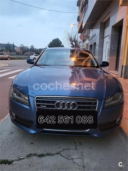 Azul Usado 2010 Audi A5 Sportback Berlina | 10.000 € (Precio justo) - Imagen 1/4