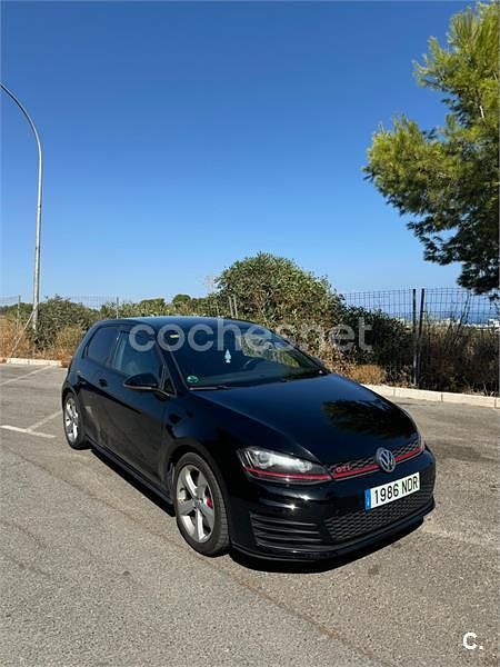 Usado VW Golf VII GTI 230 CV (169 kW) 2016 Negro Berlina