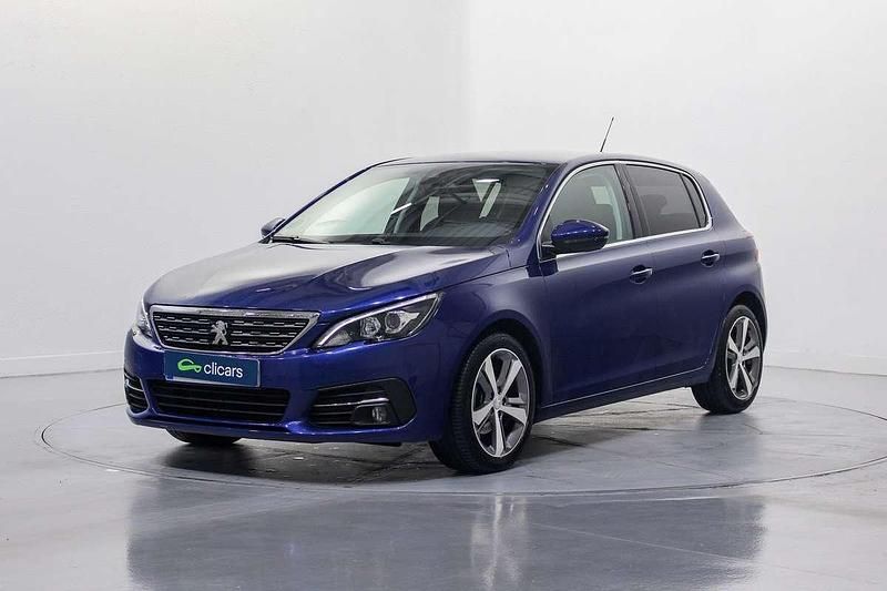Usado Peugeot 308 Allure 131 CV (96 kW) 2018 Azul Utilitario