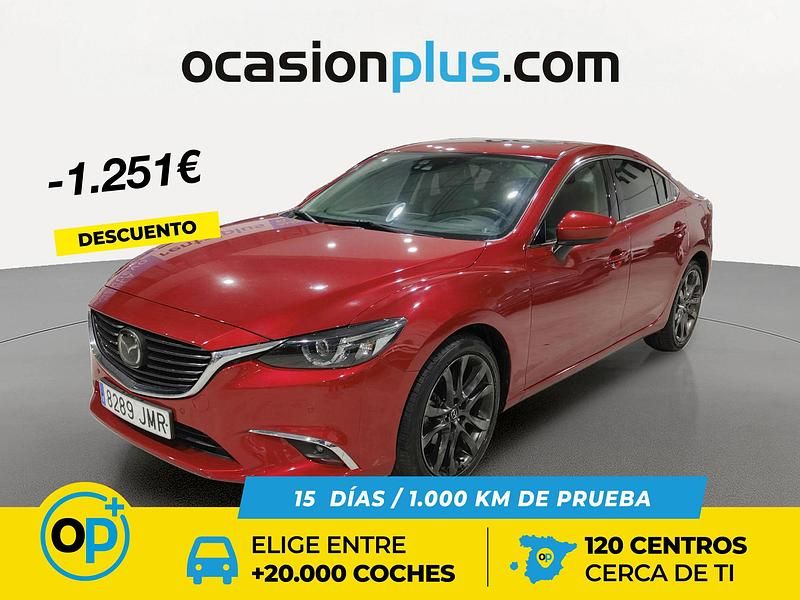 Rojo Usado 2016 Mazda 6 Berlina | 16.900 € (Precio justo) - Imagen 1/4