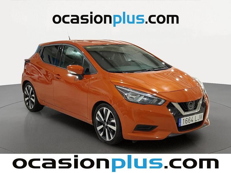 Usado Nissan Micra Acenta 117 CV (86 kW) 2020 Naranja Utilitario