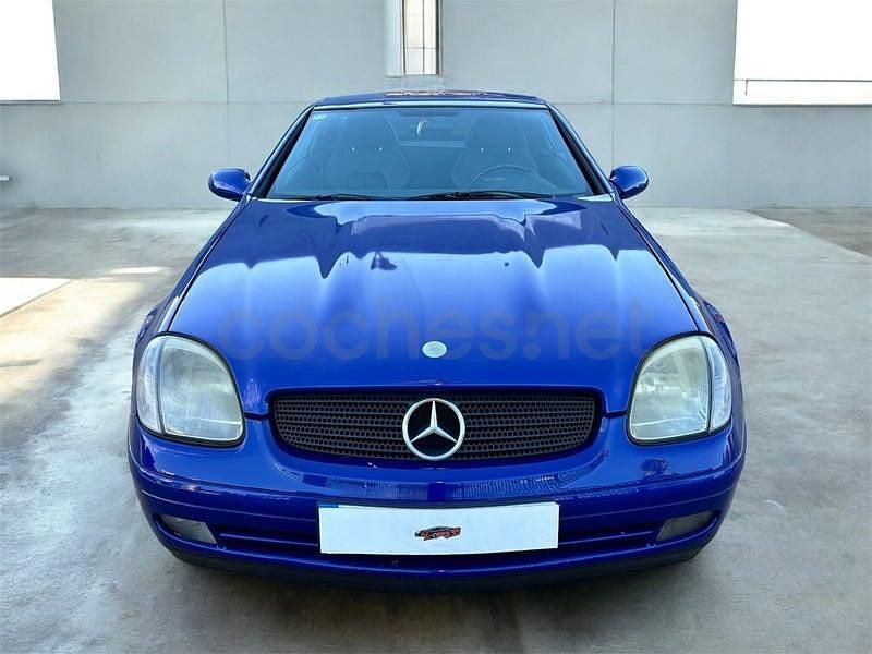 Usado Mercedes SLK230 193 CV (141 kW) 1999 Azul Descapotable