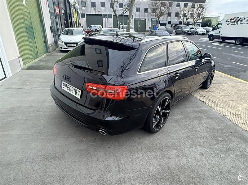 Usado Audi A6 Advanced 204 CV (150 kW) 2014 Negro Familiar