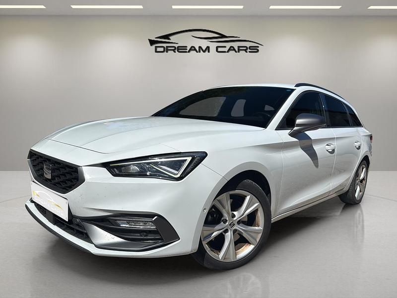 Usado Seat Leon FR 150 CV (110 kW) 2021 Blanco Familiar