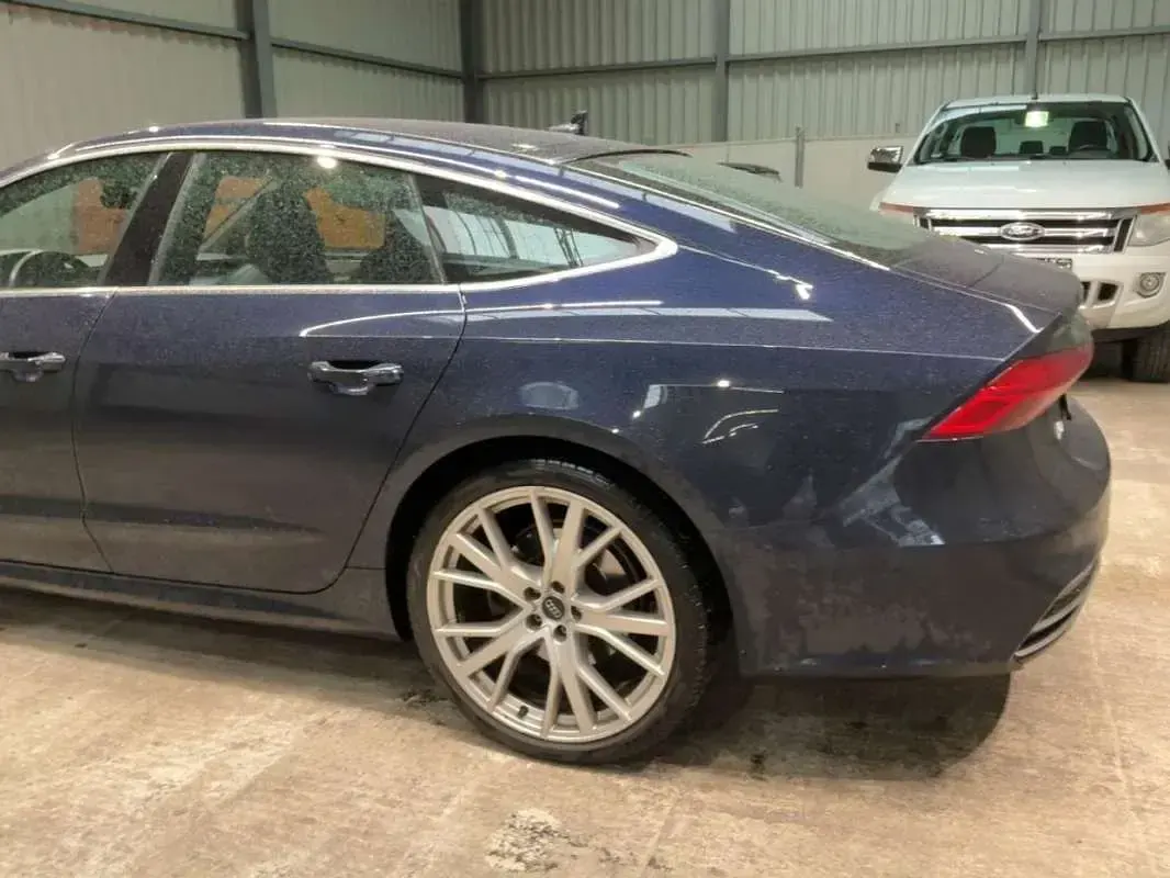 Usado Audi A7 Sportback S-Line 340 CV (250 kW) 2019 Azul Utilitario