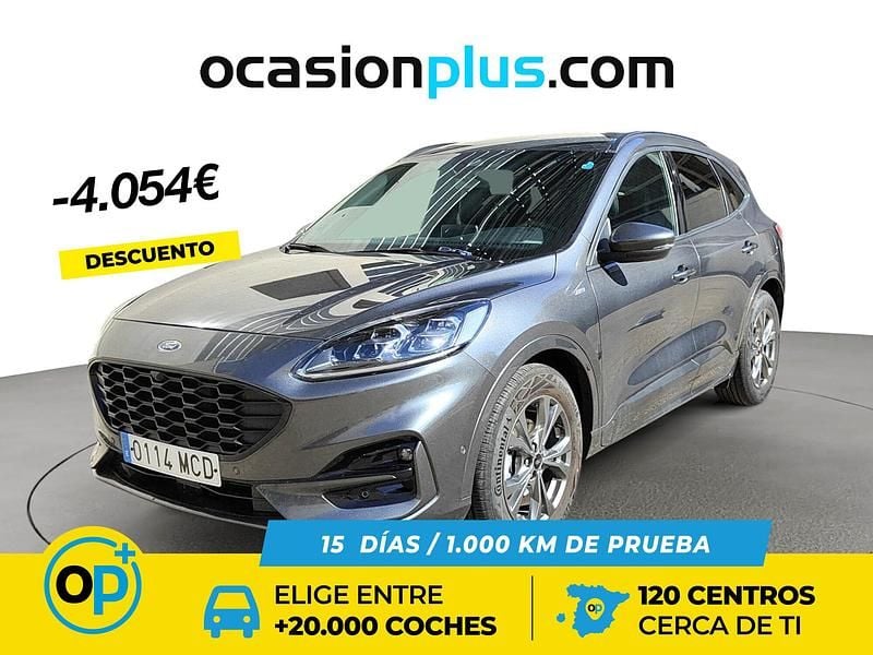Gris Usado 2022 Ford Kuga ST-Line X SUV | 19.490 € (Super precio) - Imagen 1/4