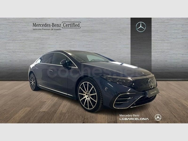 Usado Mercedes EQS580 AMG line 400 kW (544 CV) 2022 Azul Berlina