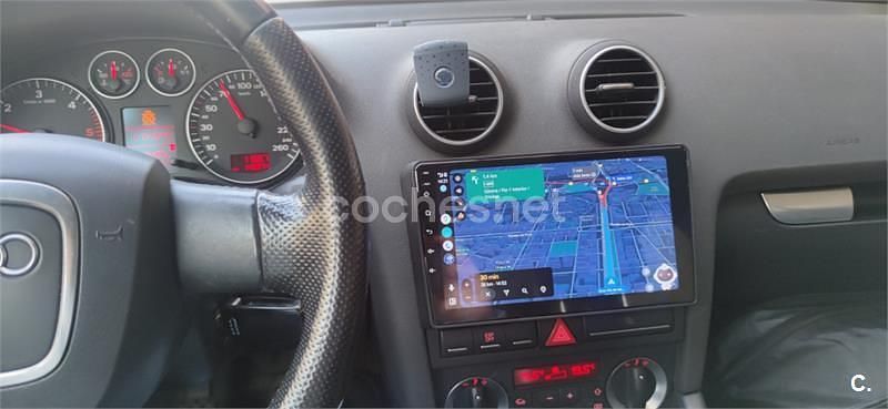 Usado Audi A3 Ambition 140 CV (102 kW) 2007 Negro Berlina