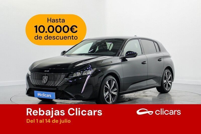Negro Usado 2023 Peugeot 308 Allure Berlina | 17.990 € (Buen precio) - Imagen 1/4