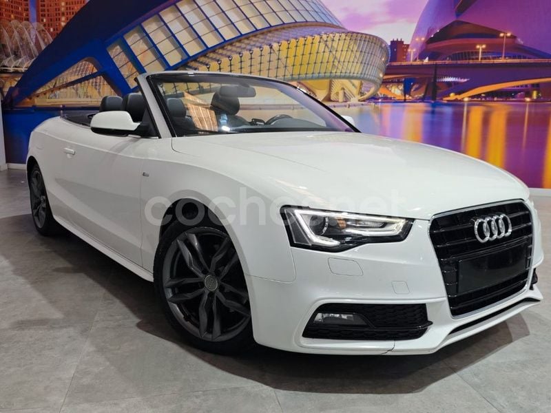 Blanco Usado 2016 Audi A5 Cabriolet S-Line Descapotable | 18.990 € (Precio justo) - Imagen 1/4