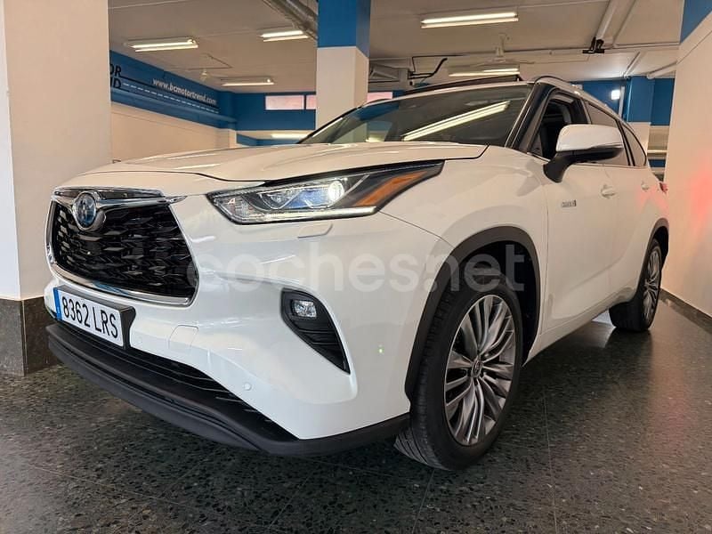 Blanco Usado 2021 Toyota Highlander Advance SUV | 44.900 € (Precio justo) - Imagen 1/4
