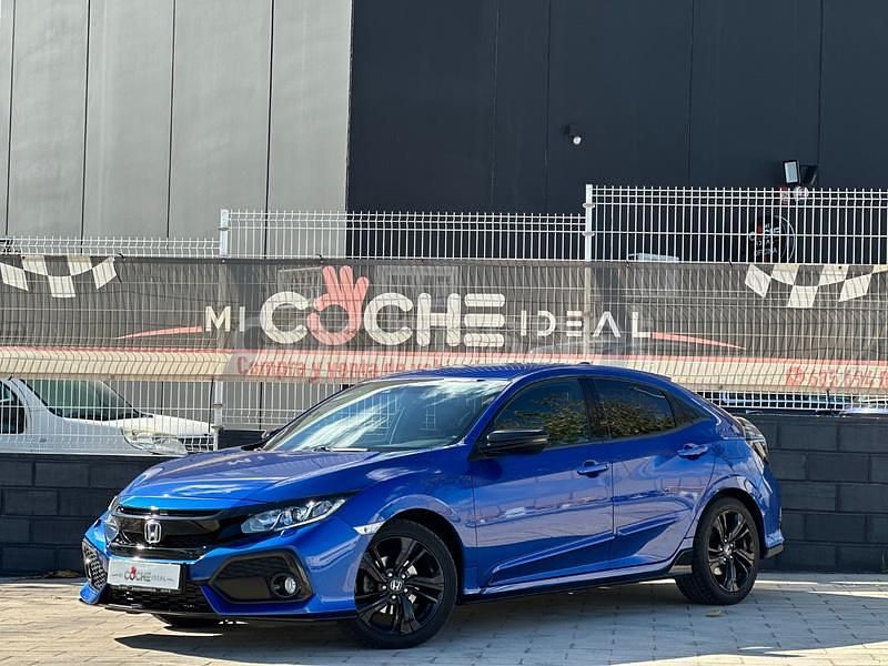 Azul Usado 2019 Honda Civic Executive Berlina | 19.599 € (Precio justo) - Imagen 1/4