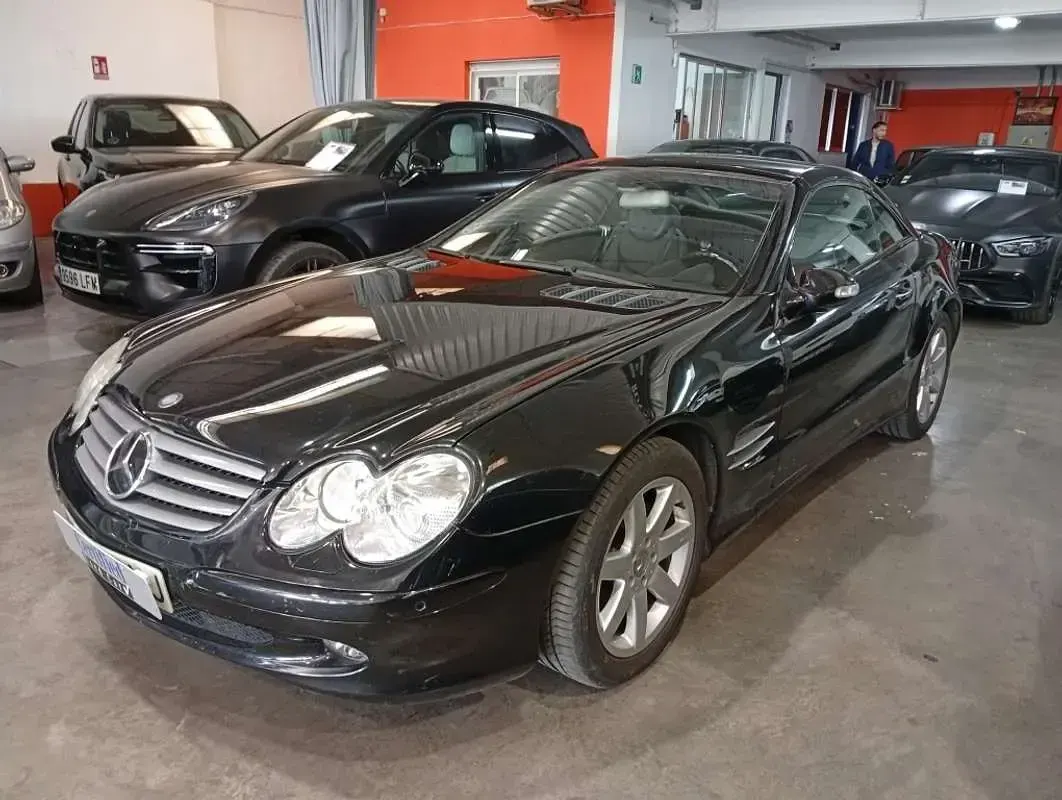 Usado Mercedes SL350 245 CV (180 kW) 2003 Negro Coupe