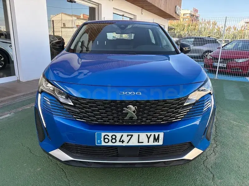 Usado Peugeot 3008 Active 130 CV (95 kW) 2022 Azul SUV