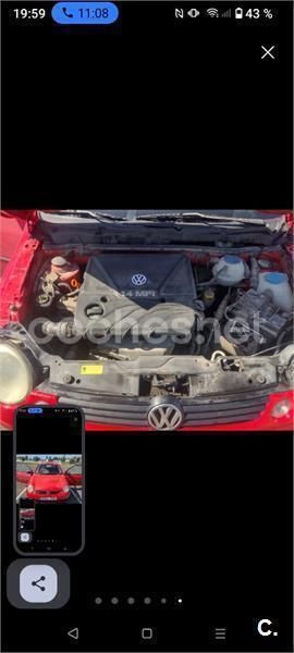 Rojo Usado 2002 VW Lupo Conceptline Utilitario | 1800 € - Imagen 1/4