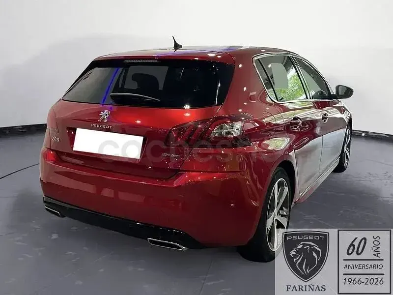 Usado Peugeot 308 GT-line 130 CV (95 kW) 2017 Rojo Berlina