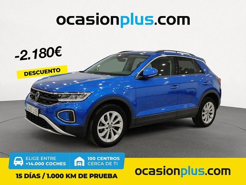 Azul Usado 2022 VW T-Roc Life SUV | 23.990 € (Caro) - Imagen 1/4