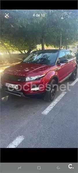 Usado Land Rover Range Rover evoque Dynamic 150 CV (110 kW) 2013 Rojo SUV