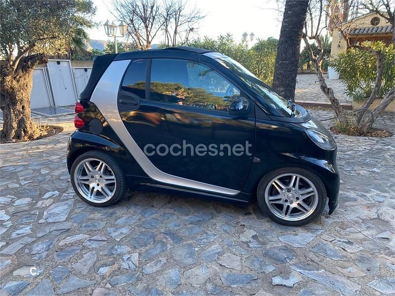 Usado Smart ForTwo Cabrio Brabus 84 CV (61 kW) 2007 Negro Descapotable