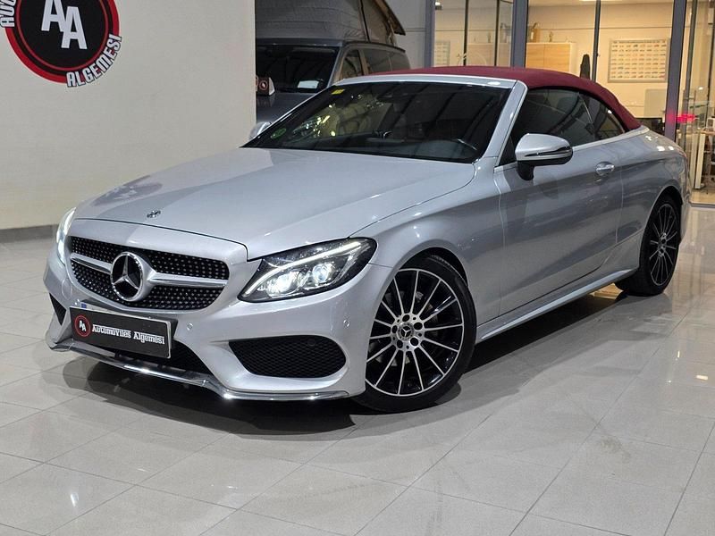 Usado Mercedes C220 170 CV (125 kW) 2018 Gris Descapotable