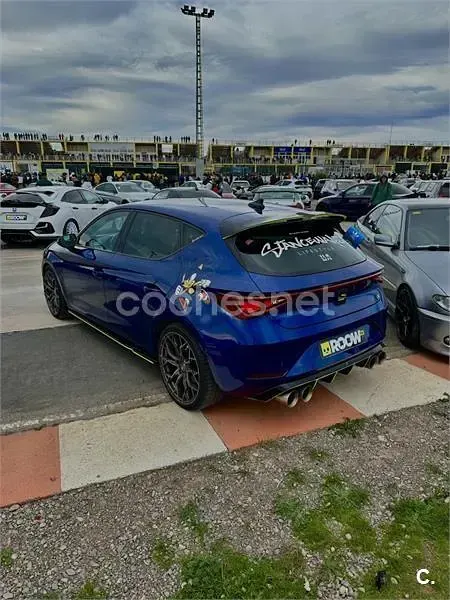 Usado Seat Leon FR 150 CV (110 kW) 2021 Azul Berlina