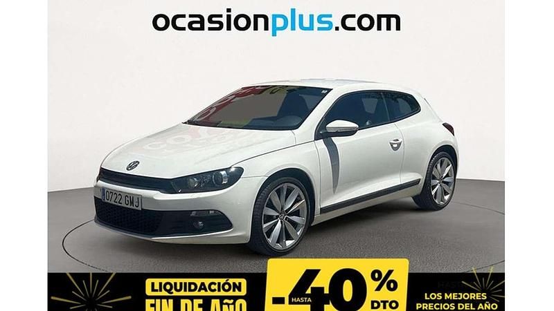 Blanco Usado 2009 VW Scirocco Coupe | 11.400 € (Precio justo) - Imagen 1/4